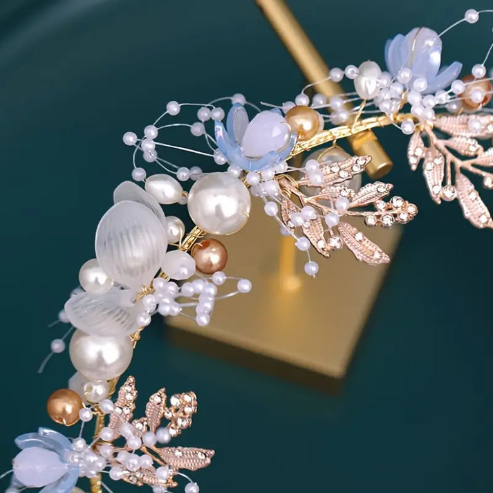 Bridal Hair Accessories Pearl Flower