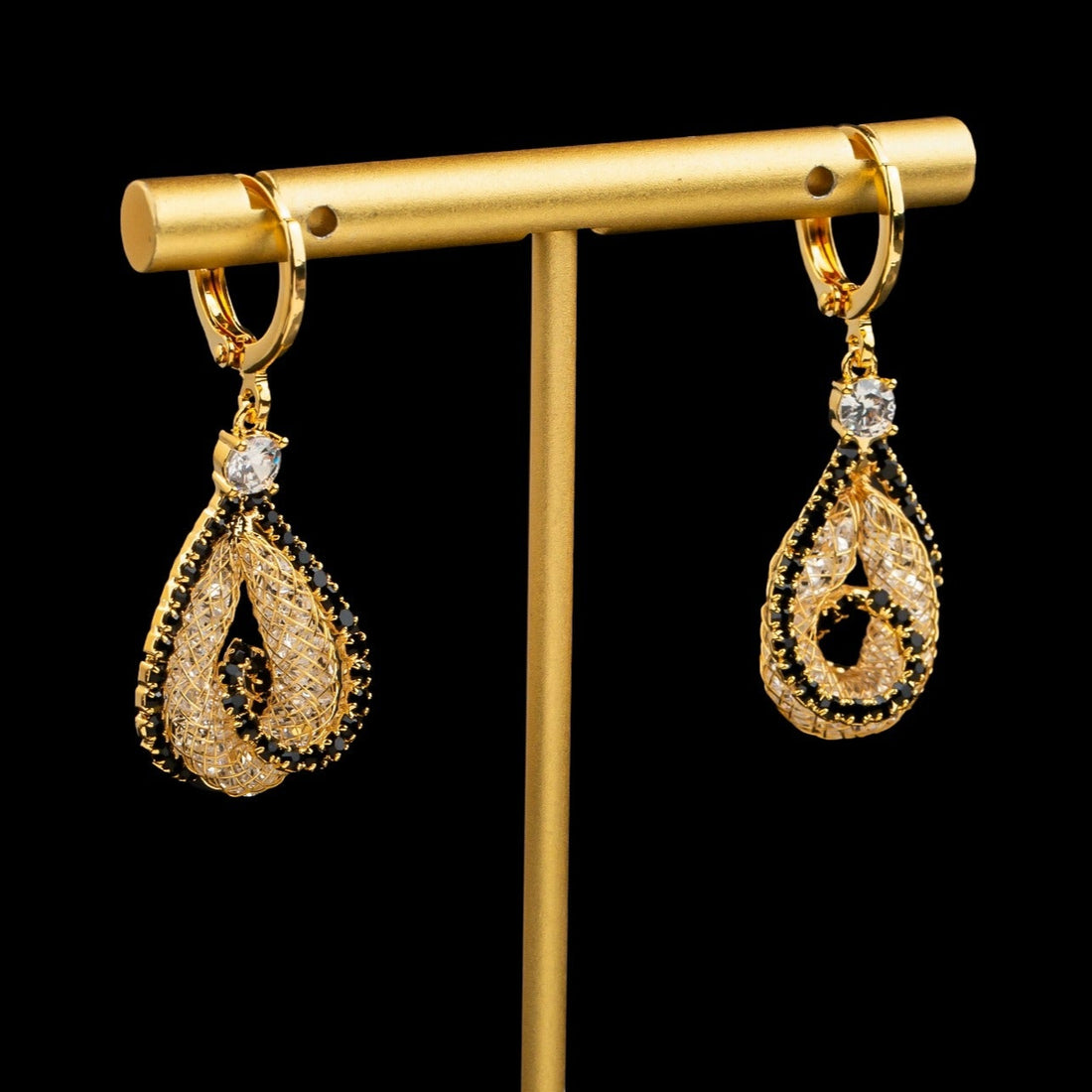 Long Tassel Drop Earrings(18k gold plated)
