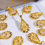 Micro Zircon Complete set (18k Gold)