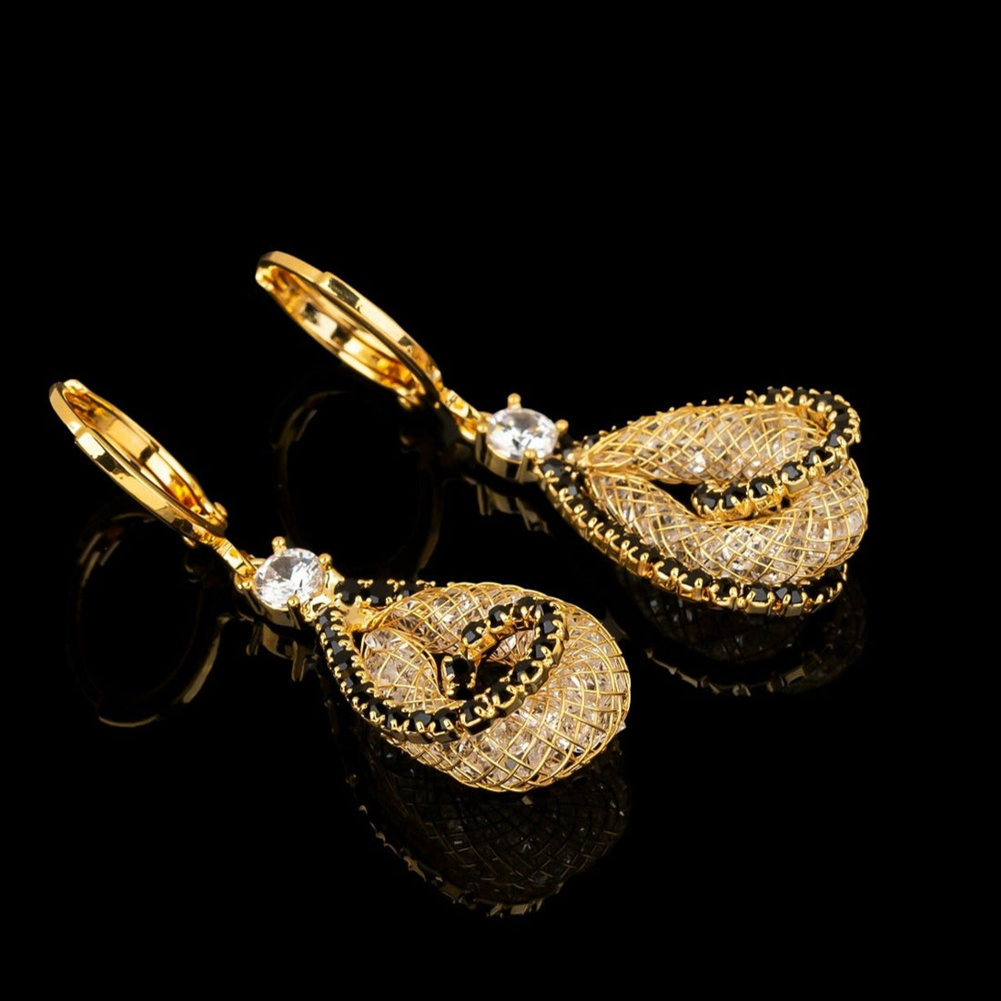 Long Tassel Drop Earrings(18k gold plated)