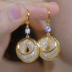 Mesh Zircon necklace(18k gold)