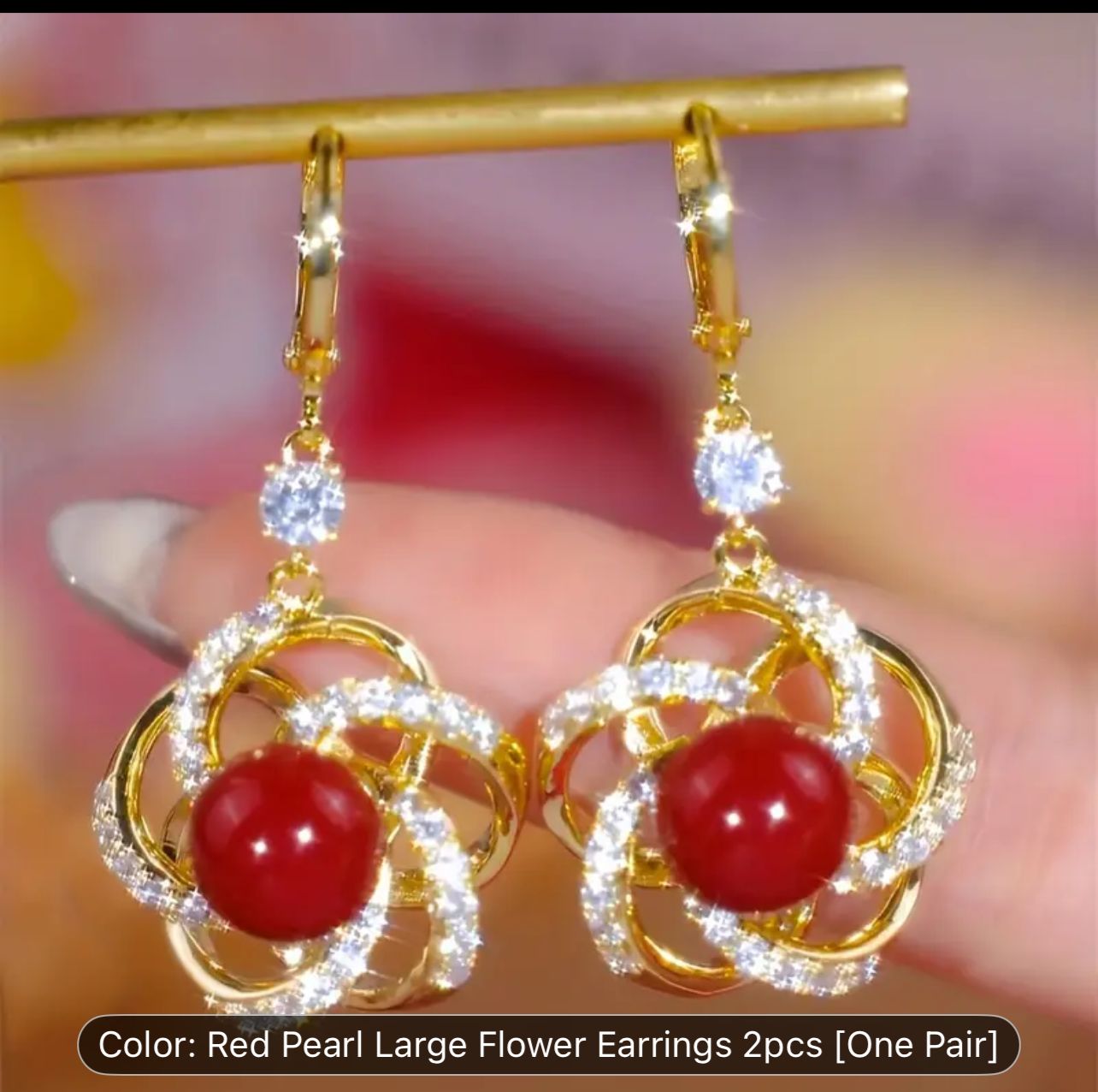 High end american earrings(24k gold plated)