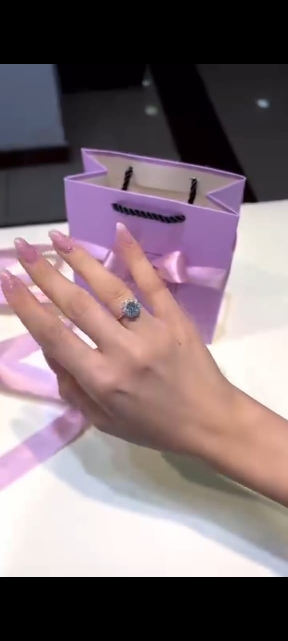 Silver Color Engagement Rings