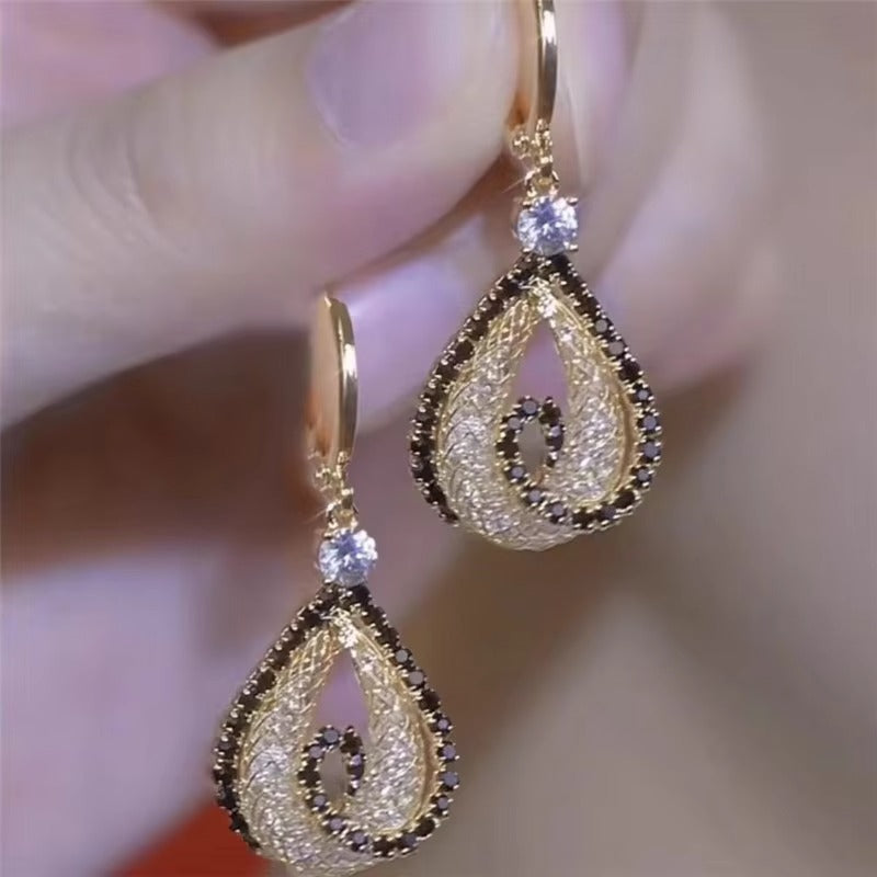 Long Tassel Drop Earrings(18k gold plated)