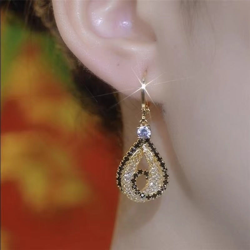 Long Tassel Drop Earrings(18k gold plated)