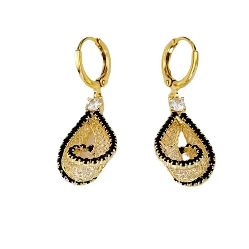 Long Tassel Drop Earrings(18k gold plated)